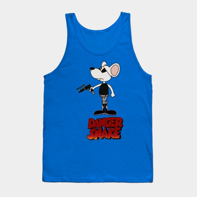 Danger Snake Tank Top by joefixit2